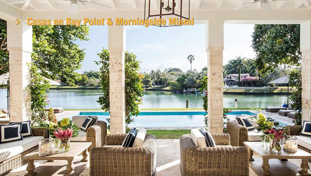 Casas en Bay Point & Morningside Miami Bienvenido a Florida